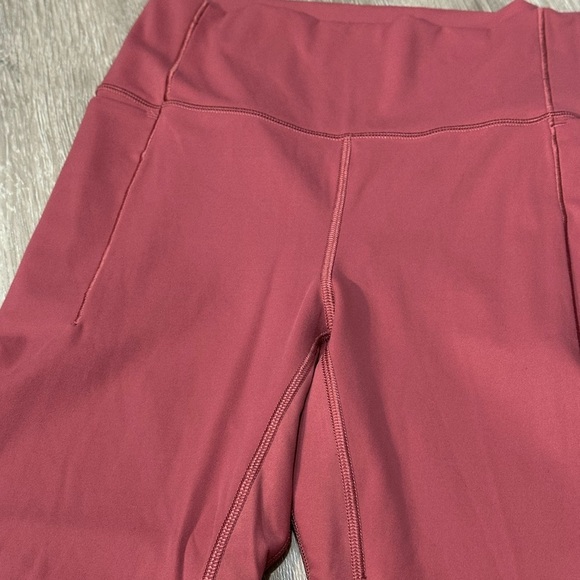Calia Rust Red Strechy Leggings with Pockets Size M 😻 - Picture 4 of 5